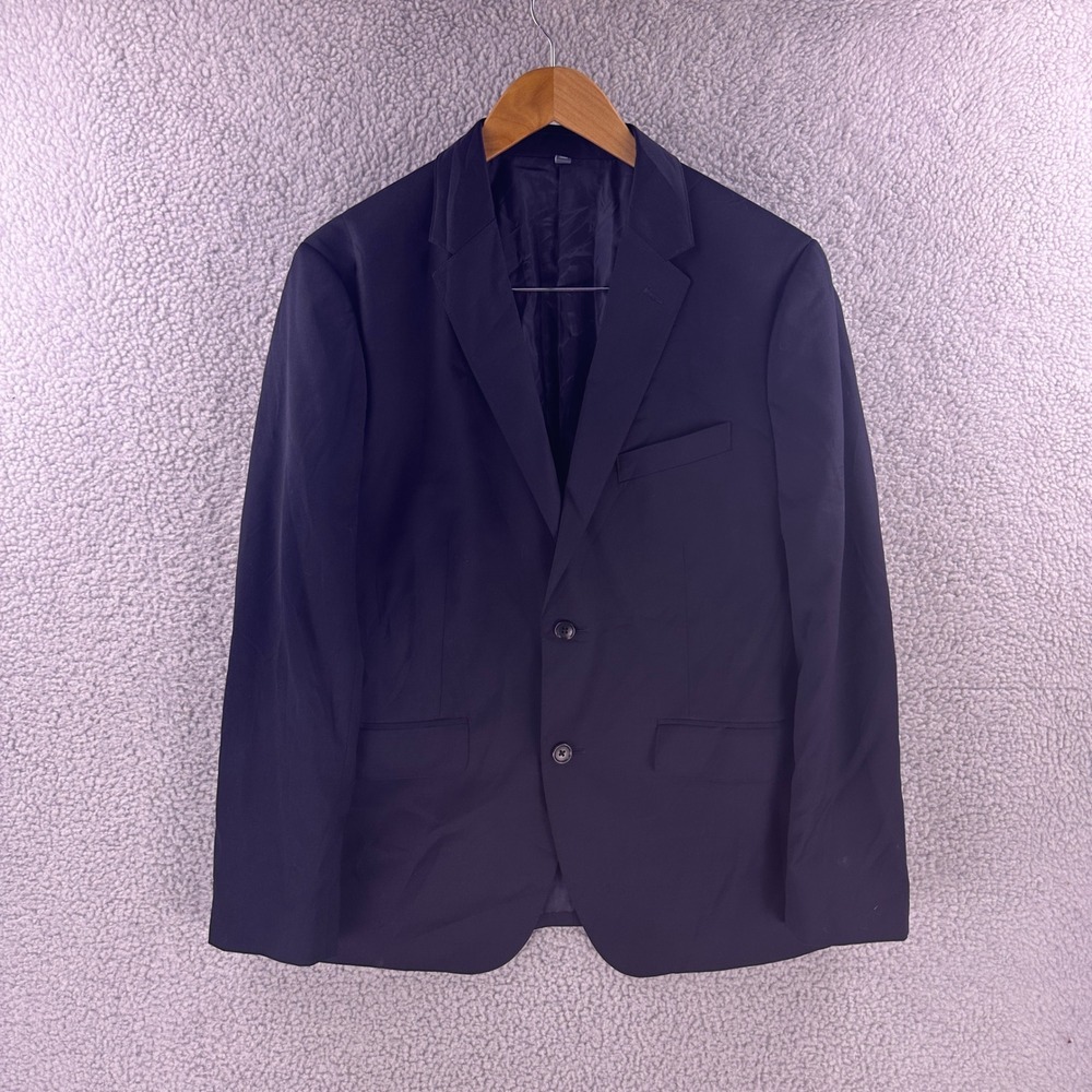 Bonobos Mens 40S Slim Fit Navy Blue Wool Blend Blazer Sport Coat Jacket